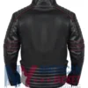 Men’s Black Biker Pegasus Leather Jacket