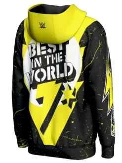Men's CM Punk Go To Sleep Full-Zip Black Hoodie