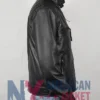 Men’s Cafe Racer Real Leather Biker Black Field Jacket