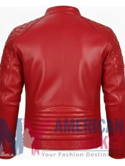 Men's Cafe Stegaro Racer Leather Jacket