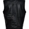 Men’s Hunter Valley Leather Black Vest