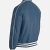 Men’s Leather Blue Varsity Jacket
