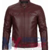 Men's Leather Stegaro Cafe Racer Jacket