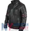 Men’s Pegasus Biker Leather Black Jacket