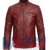 Men's Stegaro Cafe Racer Leather Jacket
