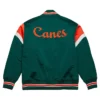 Miami Hurricanes Satin Heavyweight Varsity Jacket