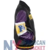 Minnesota Leather Vikings Bomber Jacket
