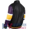 Minnesota Vikings Leather Bomber Jacket