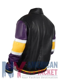 Minnesota Vikings Leather Bomber Jacket