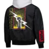 Monday Night RAW 2025 CM Punk Black Hooded Bomber Jacket