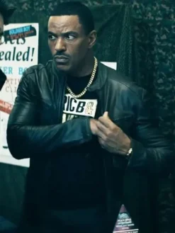 Laz Alonso Tv Series The Boys Season 04 2025 Mother's Milk Black Leather Jacket