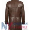 Multicolor Leather Unisex Long Trench Coat