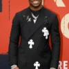 NFL Jalen Milroe 2025 Draft Red Carpet Black Blazer