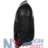 NY Knicks Hitter Clutch Varsity Black Jacket