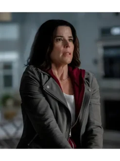 Scream 7 Sidney Prescott Grey Suede Jacket