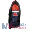 New Patriots England Black Varsity Full-Zip Leather Jacket