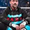 Night of Champions 2025 CM Punk Black Varsity Jacket