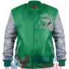 Philadelphia Eagles Locker Room Throwback Kelly Green And Silver Satin Jacket
