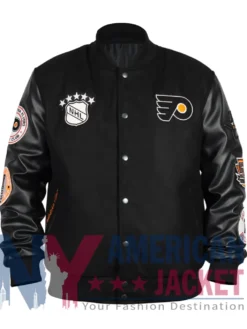 Philadelphia Flyers Black Out Team Varsity Logo Jacket