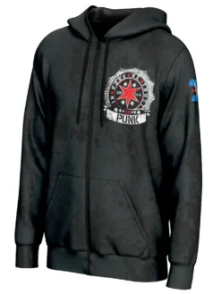 ProSphere Black CM Punk In Punk We Trust Full-Zip Hoodie