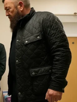 Pushers S01 Black Quilted Jacket
