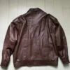 Pushers S01 Brown Clive Russell Leather Jacket