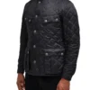 Pushers S01 Quilted Black Jacket