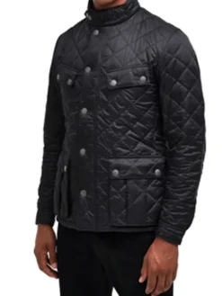Pushers S01 Quilted Black Jacket