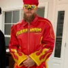 Red Jake Paul vs Anthony Joshua Croc Jacket