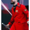 Seth Rollins WWE Raw Netflix Kickoff Red Wool Coat For Sale