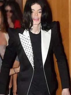 American Singer Michael Jackson Black Blazer For Sale
