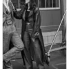 Bridgerton Season 04 2026 Sophie Baek Burgundy Leather Trench Coat