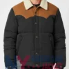 Stegaro Black Puffer Jacket