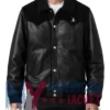Stegaro Black Suede Bomber Leather Jacket