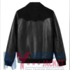 Stegaro Black Suede Leather Bomber Jacket