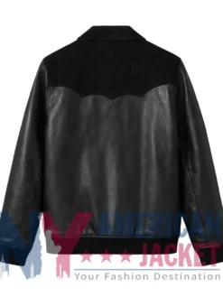 Stegaro Black Suede Leather Bomber Jacket