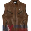 Stegaro Brown Leather Vest