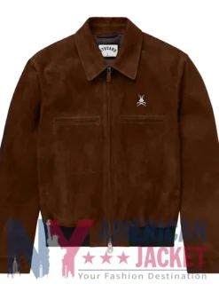 Stegaro Brown Suede Leather Jacket