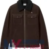 Stegaro Brown Trucker Suede Jacket