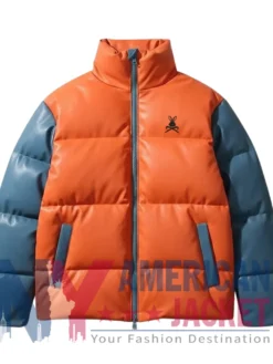 Stegaro Color Block Puffer Quilted Jacket