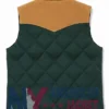 Stegaro Green Puffer Quilted Vest