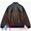Stegaro Leather Brown And Black Jacket