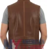 Stegaro Leather Brown Vest