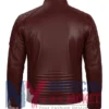 Stegaro Men's Leather Cafe Racer Jacket