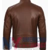 Stegaro Men's Leather Cafe Racer Jacket