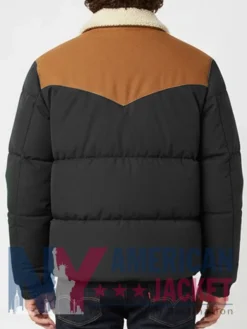 Stegaro Puffer Black Jacket