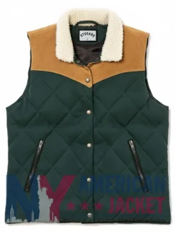Stegaro Puffer Green Quilted Vest
