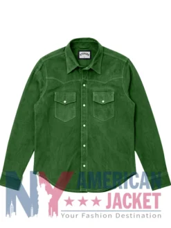 Stegaro Shirts Suede Leather