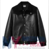 Stegaro Suede Leather Black Bomber Jacket