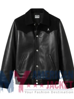 Stegaro Suede Leather Black Bomber Jacket